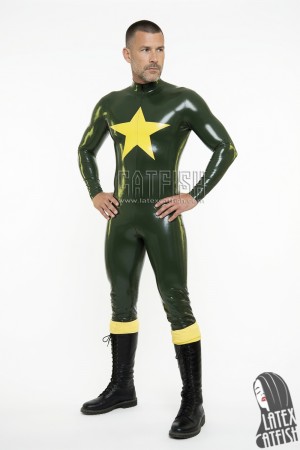 'Star-Blazer' Latex Catsuit
