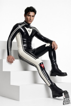 Brand Name MotoGP Biker Latex Catsuit version 20