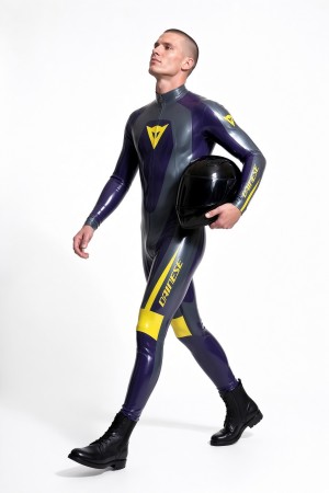 Brand Name MotoGP Latex Biker Catsuit