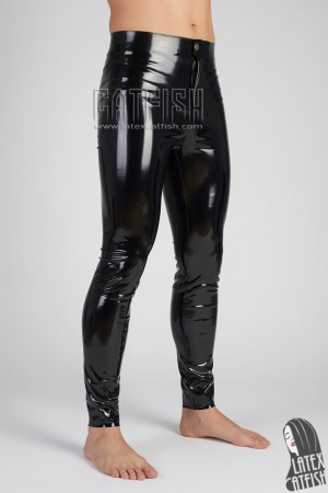 Tight Fit Latex Leggings