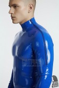 Standard Shoulder Zipper Latex Catsuit