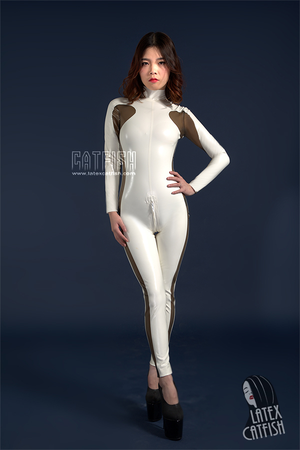  Serpentine Latex Catsuit