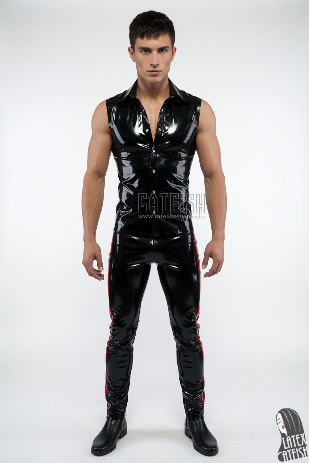 Men's Latex Sleeveless Shirt Men's Latex Sleeveless Shirt