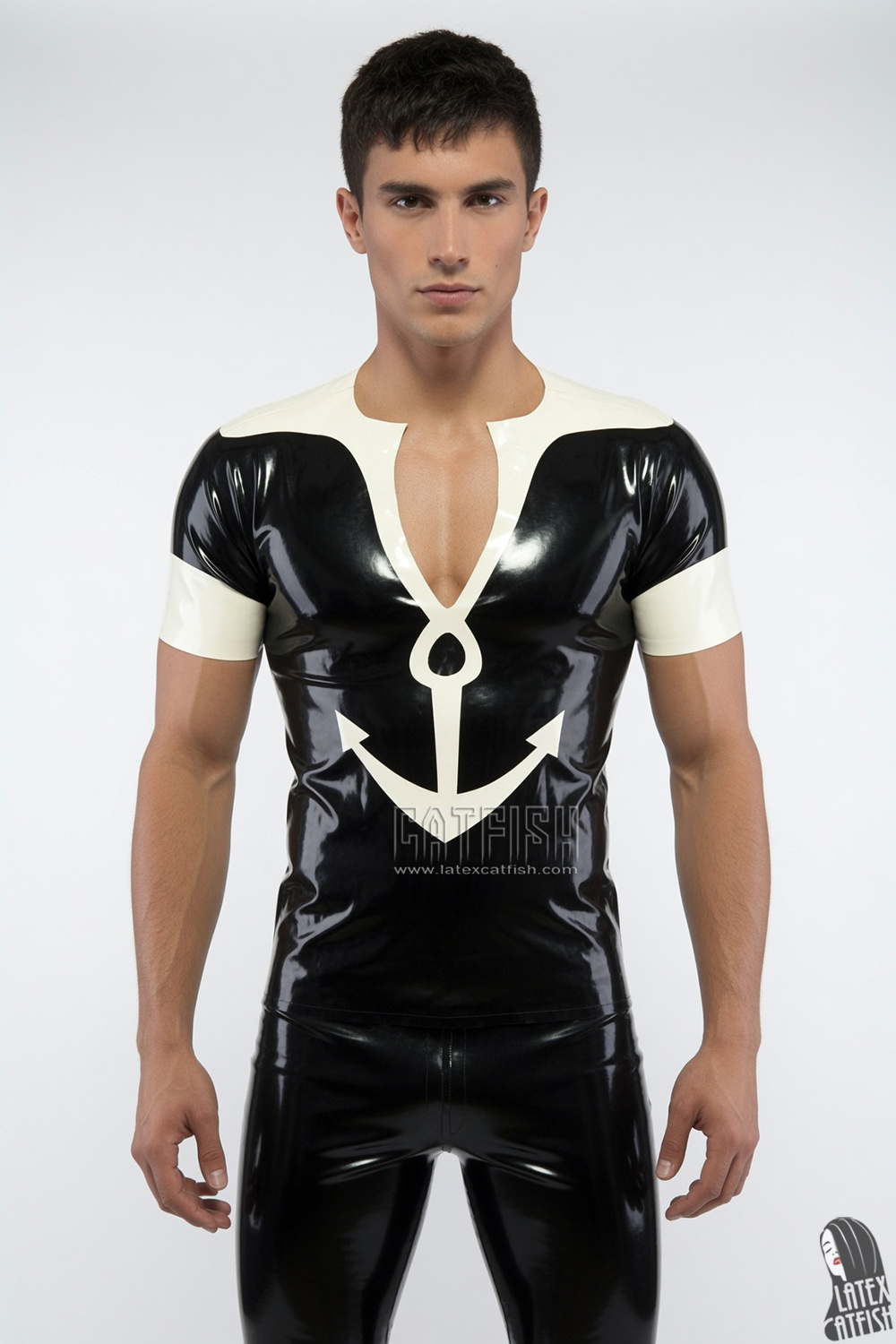 'Anchor' Design Latex T-Shirt 'Anchor' Design Latex T-Shirt