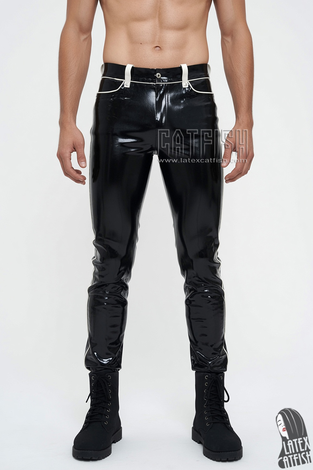Latex Trooper Style Jeans Latex Trooper Style Jeans
