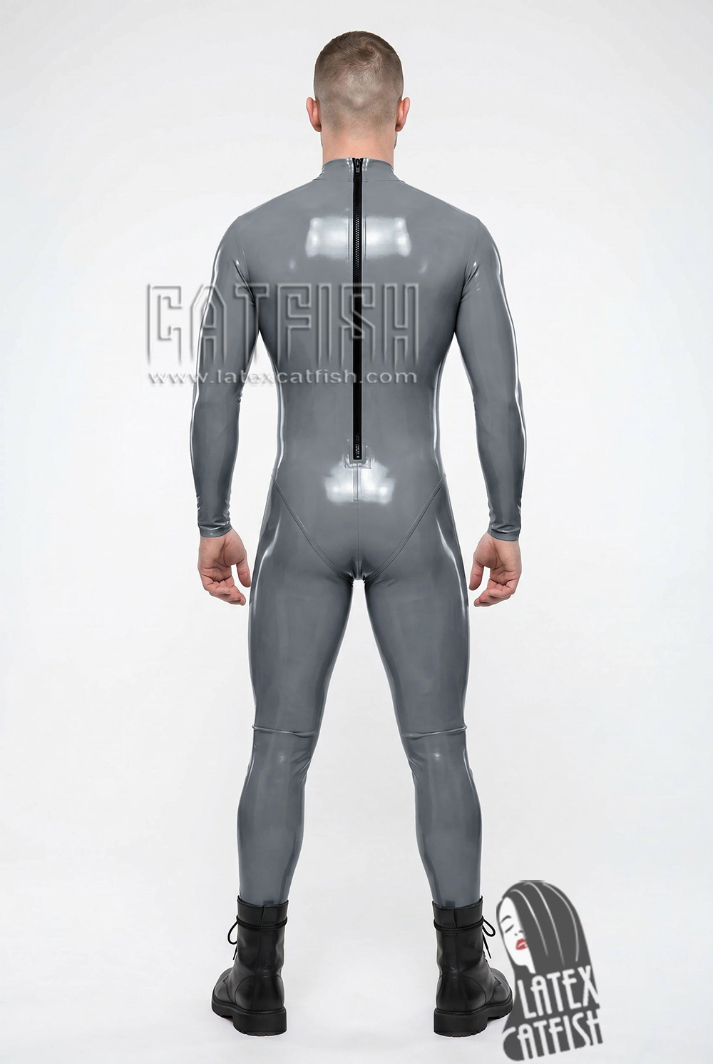 Men's Standard Back Zipper Latex Catsuit Men's Standard Back Zipper Latex Catsuit