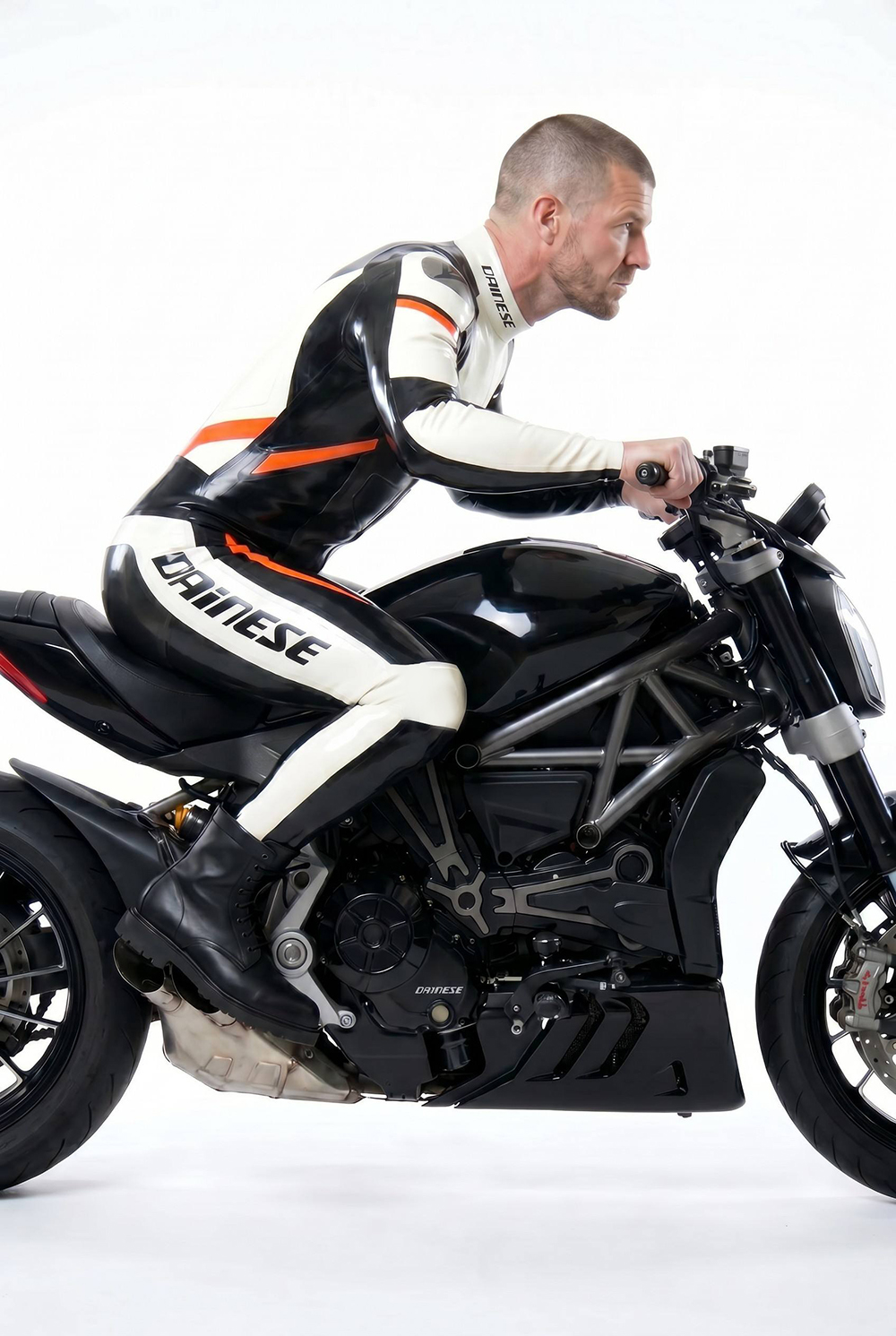 Men's MotoGP Biker Latex Catsuit Version 4 Men's MotoGP Biker Latex Catsuit Version 4
