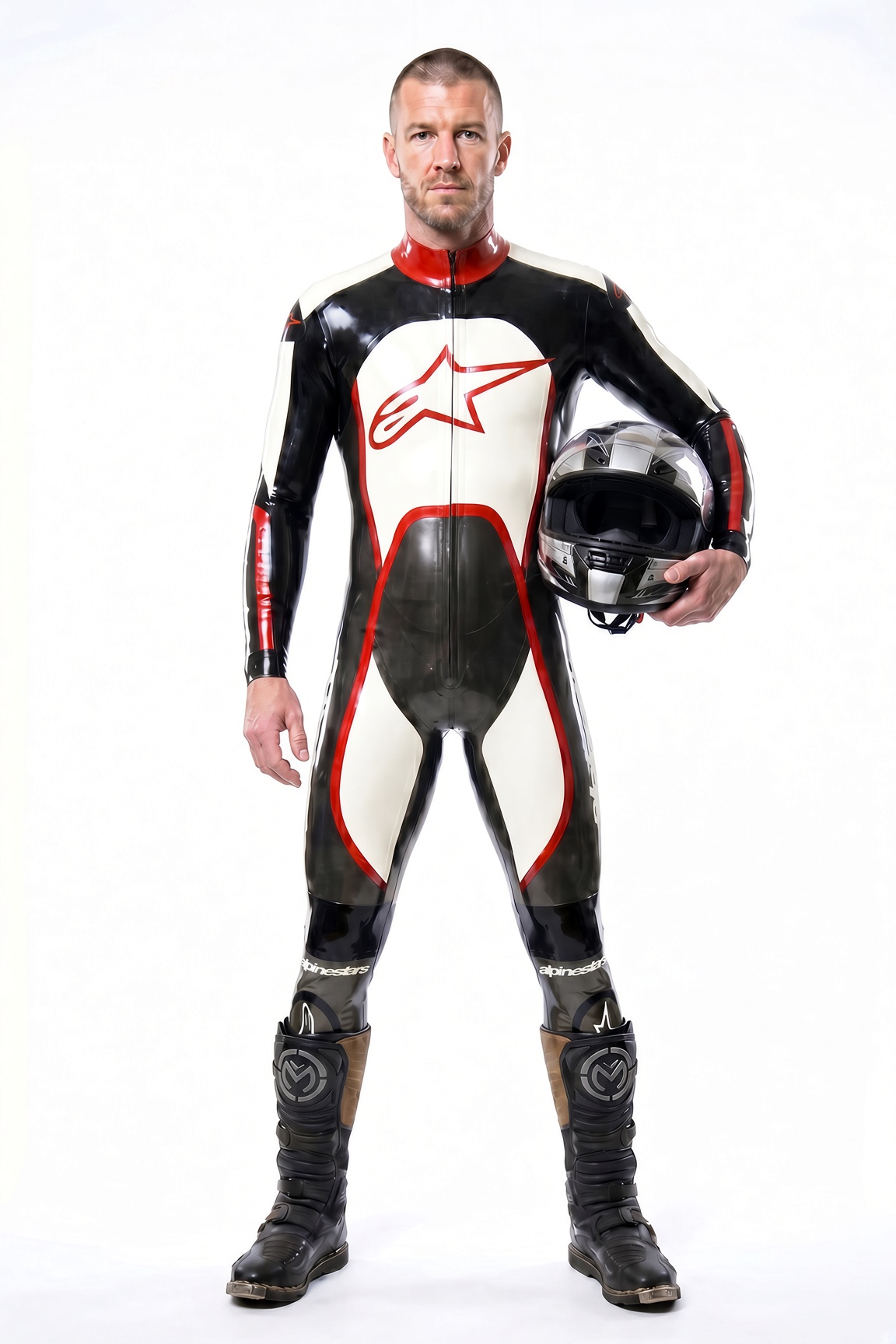 Brandname Biker Latex Catsuit Version 9 Brandname Biker Latex Catsuit Version 9