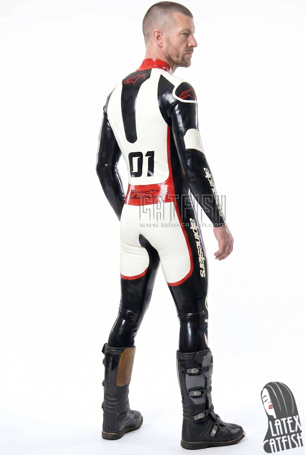 Brandname Biker Latex Catsuit Version 9 Brandname Biker Latex Catsuit Version 9