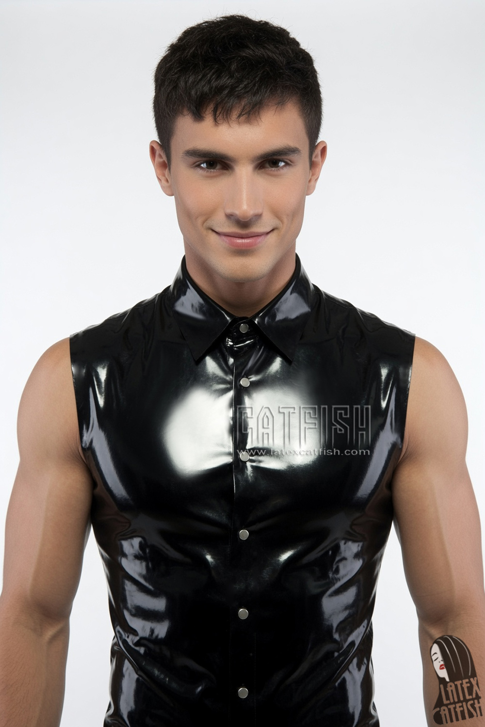 Men's Latex Sleeveless Shirt Men's Latex Sleeveless Shirt
