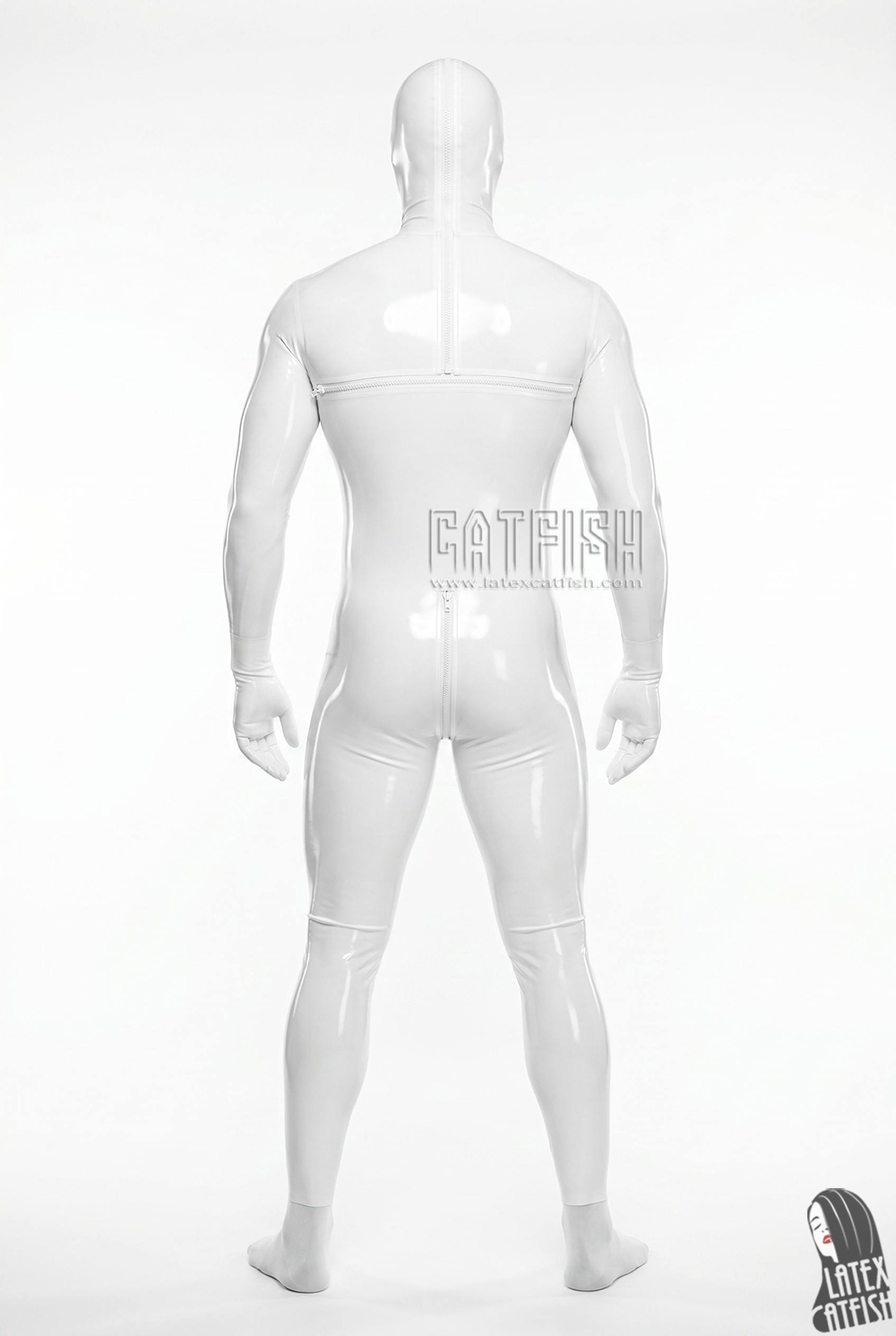 Men's Total Body 'T-Zip' Latex Catsuit Men's Total Body 'T-Zip' Latex Catsuit