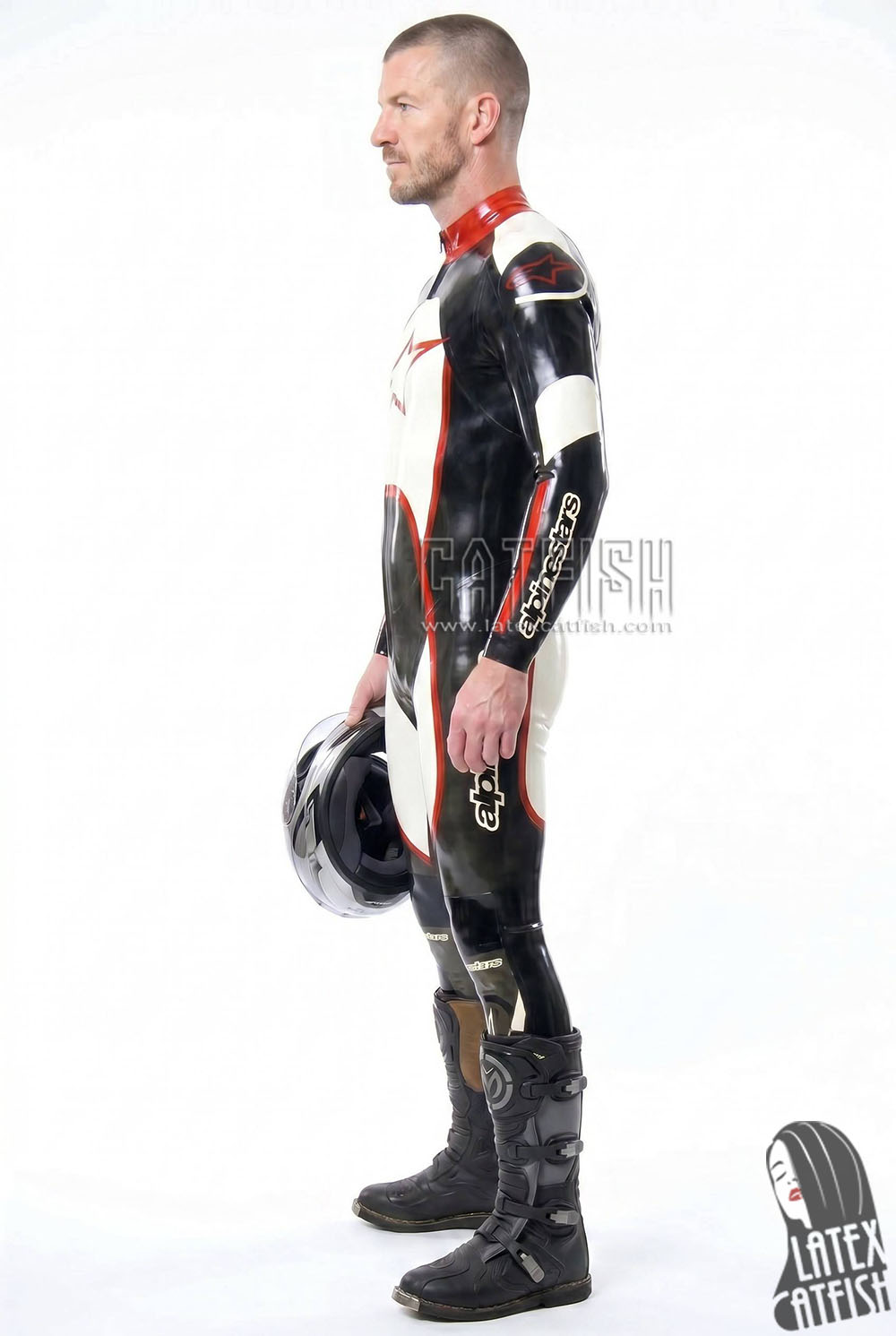 Brandname Biker Latex Catsuit Version 9 Brandname Biker Latex Catsuit Version 9