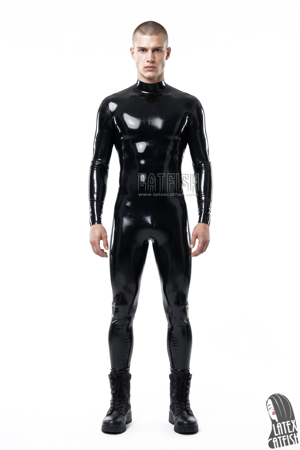 Men's Standard Back Zipper Latex Catsuit Men's Standard Back Zipper Latex Catsuit