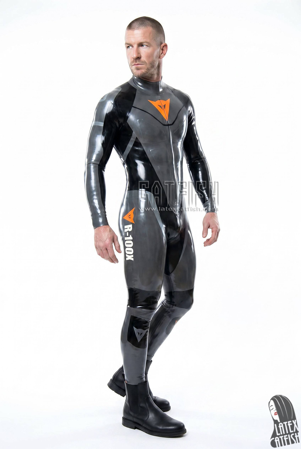 R-100X Motorcycle Racing Rubber Catsuit R-100X Motorcycle Racing Rubber Catsuit