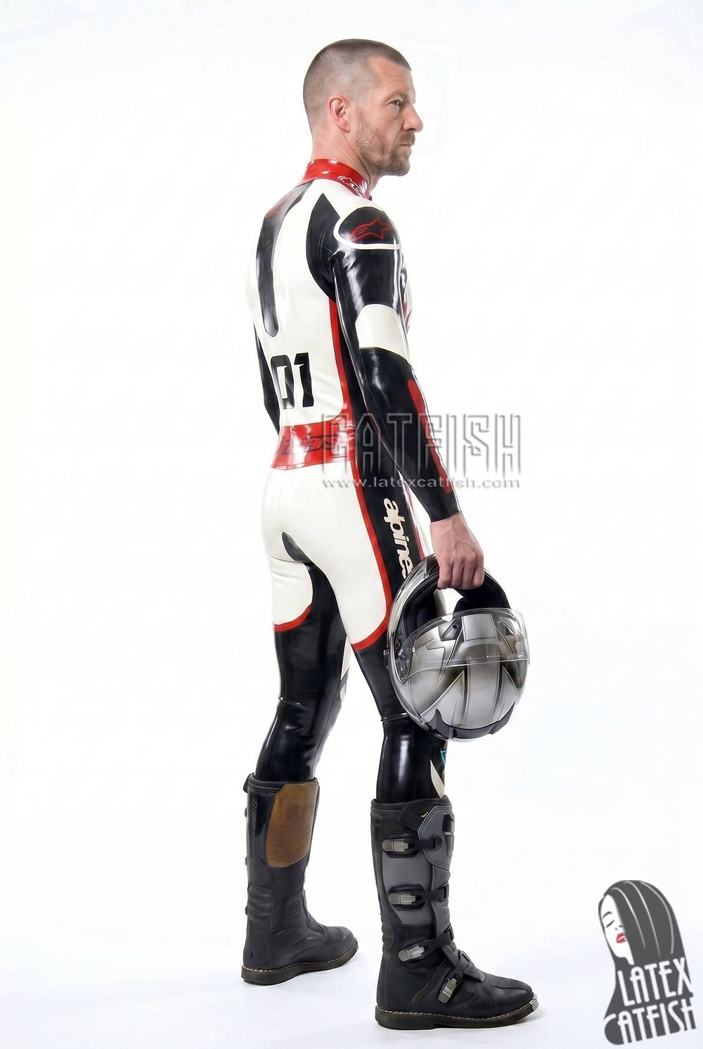 Brandname Biker Latex Catsuit Version 9 Brandname Biker Latex Catsuit Version 9