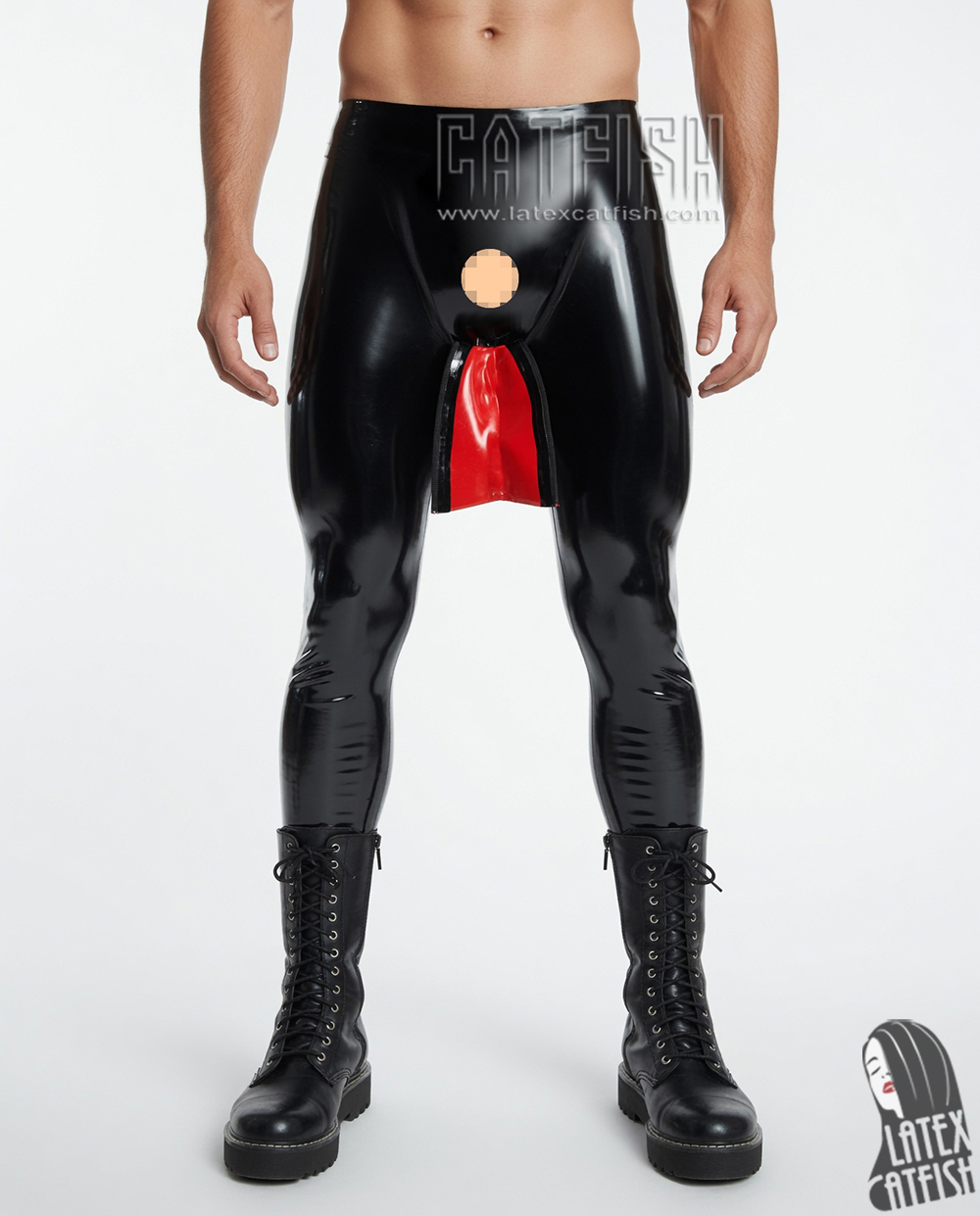 Latex Codpiece Leggings Latex Codpiece Leggings
