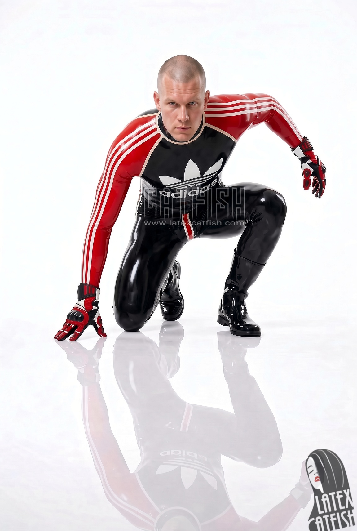 Sports Adi Latex Catsuit With Codpiece Sports Adi Latex Catsuit With Codpiece