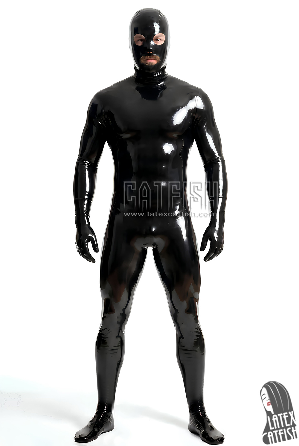 Full Enclose Gimperator Latex Catsuit Full Enclose Gimperator Latex Catsuit