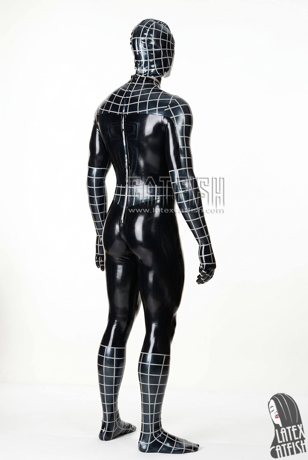 Cosplay Spider Total Coverage Latex Catsuit Cosplay Spider Total Coverage Latex Catsuit