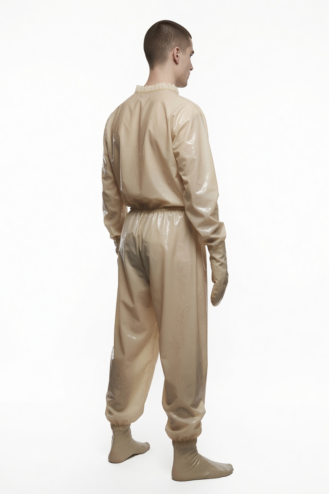 Unisex Transparent Latex Sweat Suit Unisex Transparent Latex Sweat Suit