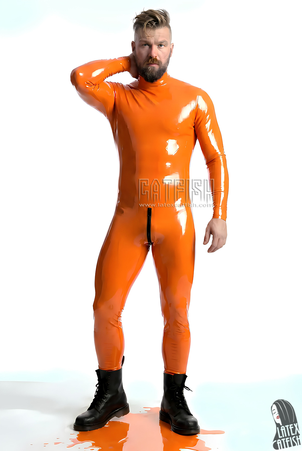Standard Neck Entry Latex Catsuit Standard Neck Entry Latex Catsuit