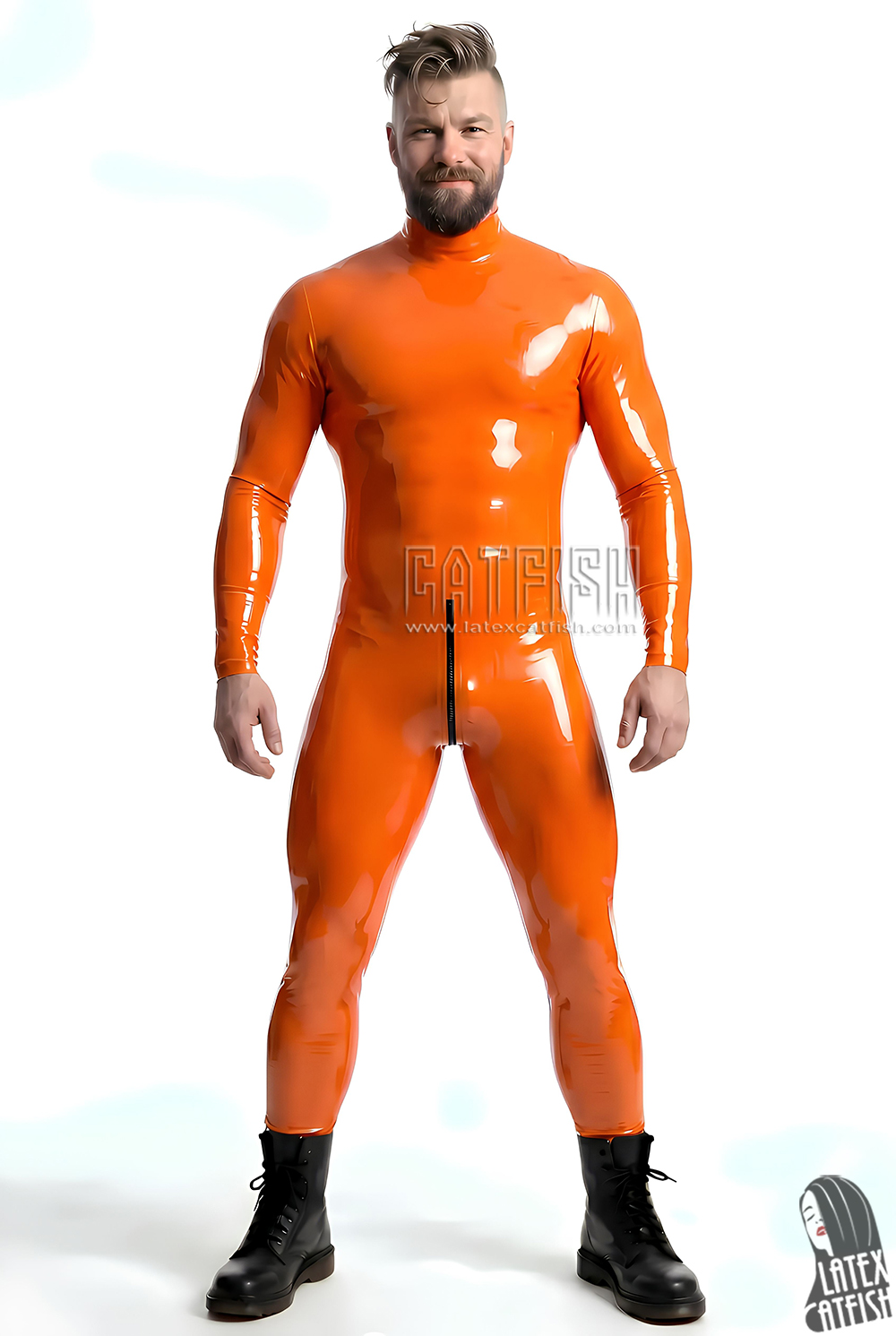 Standard Neck Entry Latex Catsuit Standard Neck Entry Latex Catsuit