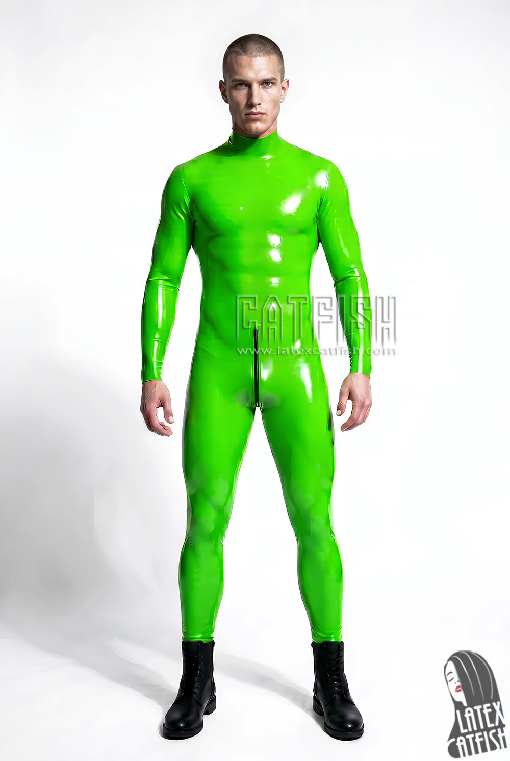 Standard Neck Entry Latex Catsuit Standard Neck Entry Latex Catsuit