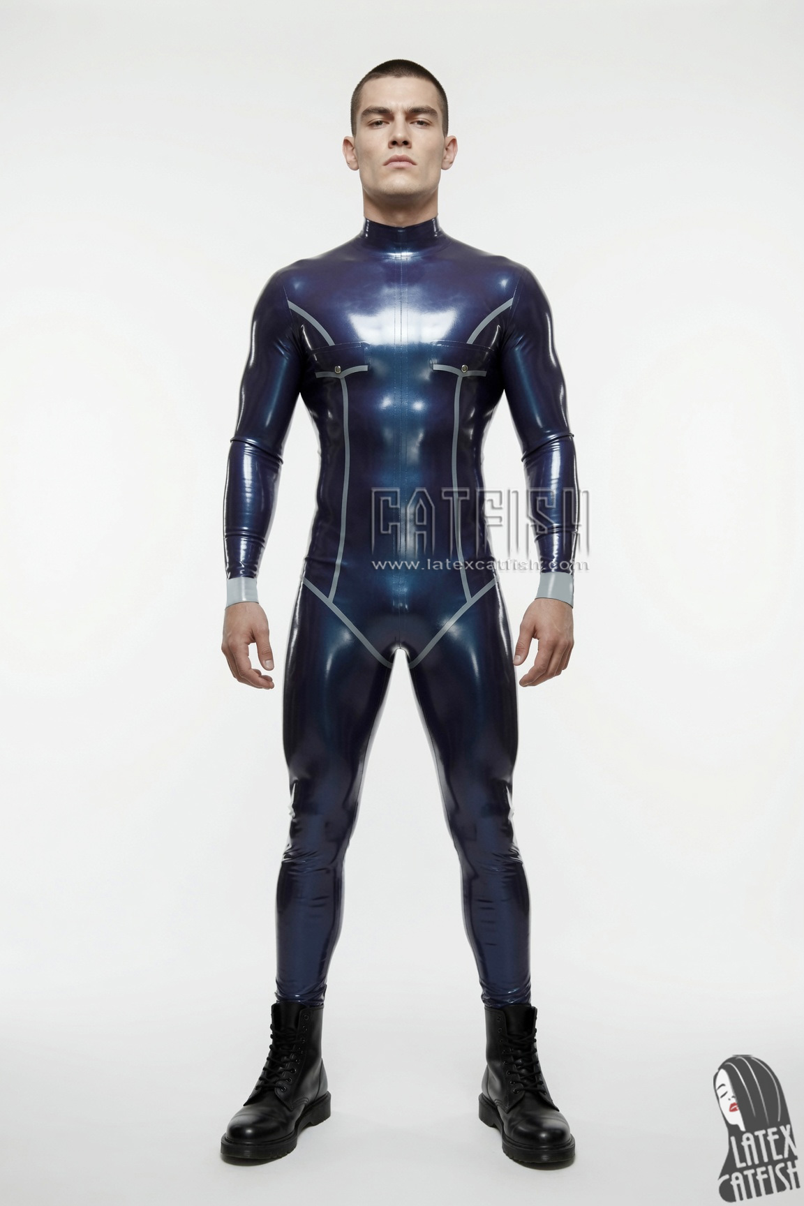 'Trooper' Latex Uniform Catsuit 'Trooper' Latex Uniform Catsuit