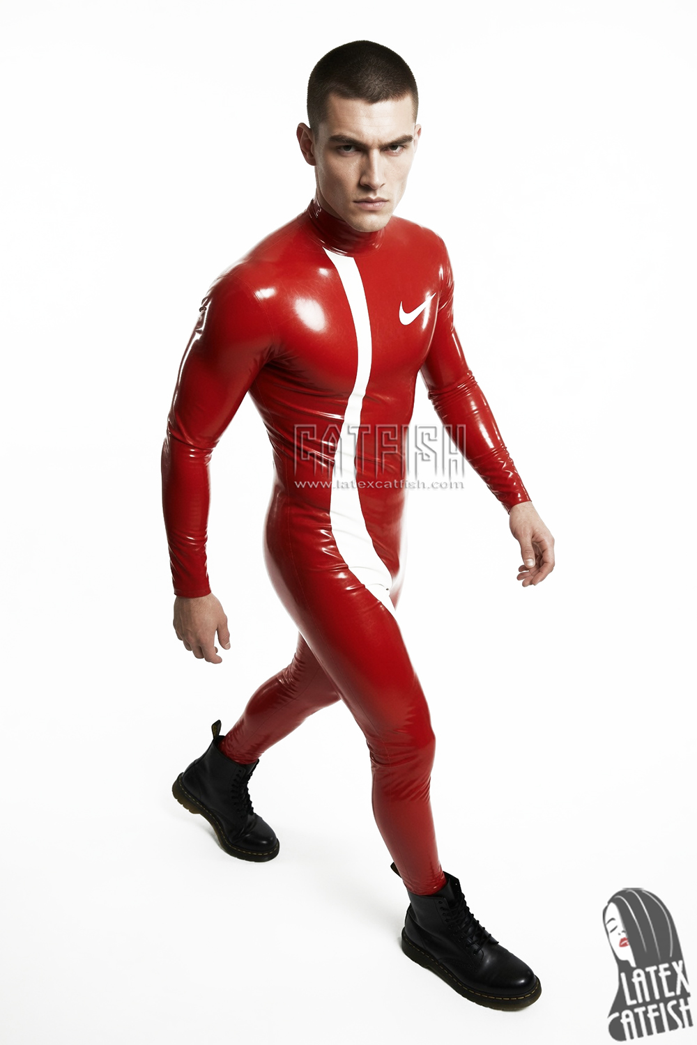 Waverider Back Zipper Latex Catsuit Waverider Back Zipper Latex Catsuit