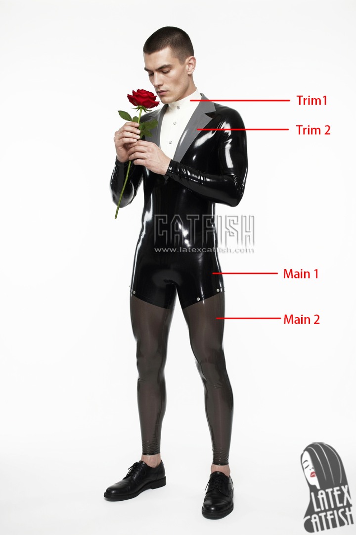 Men's 'Dapper Dan' Formal Look Latex Catsuit Men's 'Dapper Dan' Formal Look Latex Catsuit