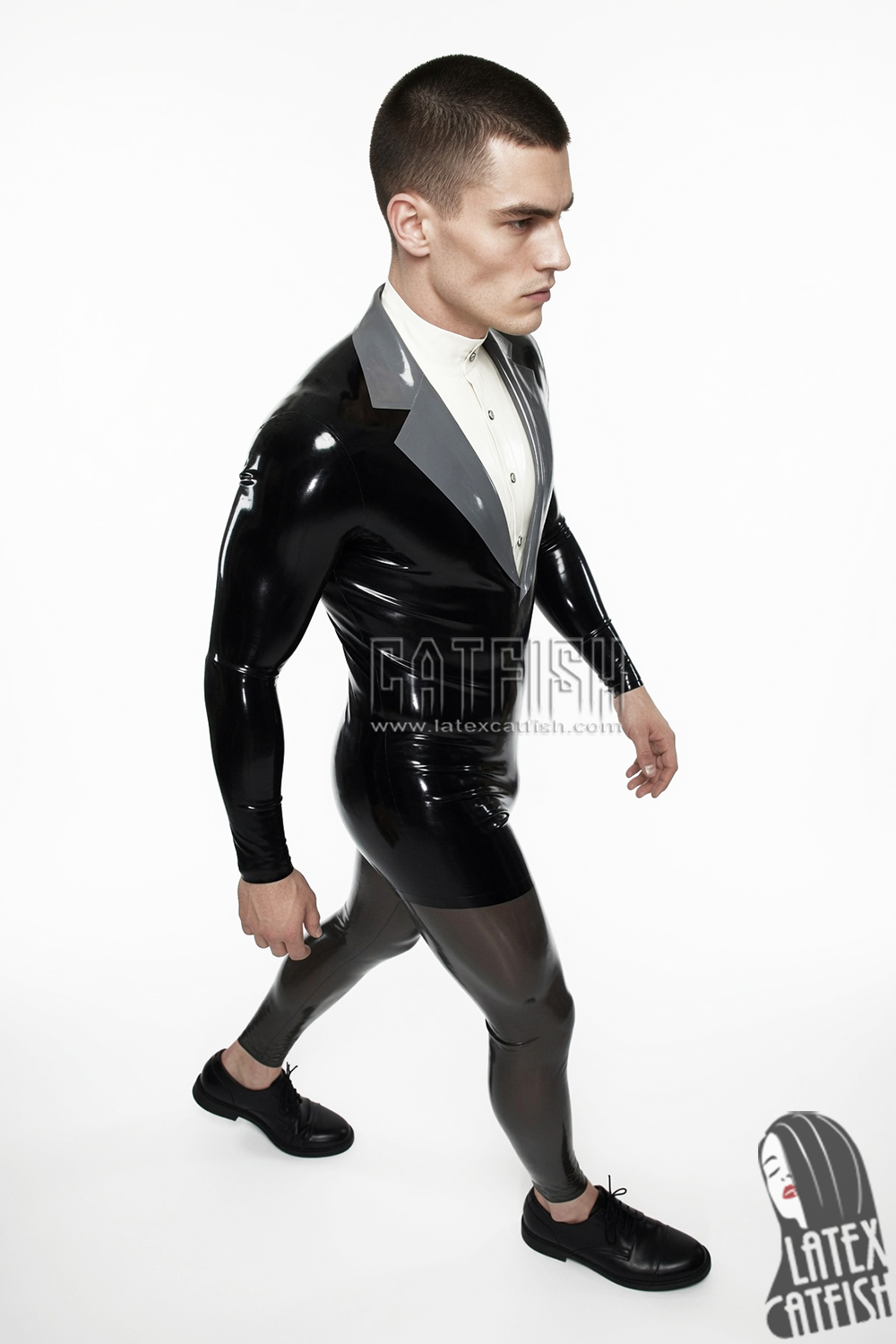 Men's 'Dapper Dan' Formal Look Latex Catsuit Men's 'Dapper Dan' Formal Look Latex Catsuit
