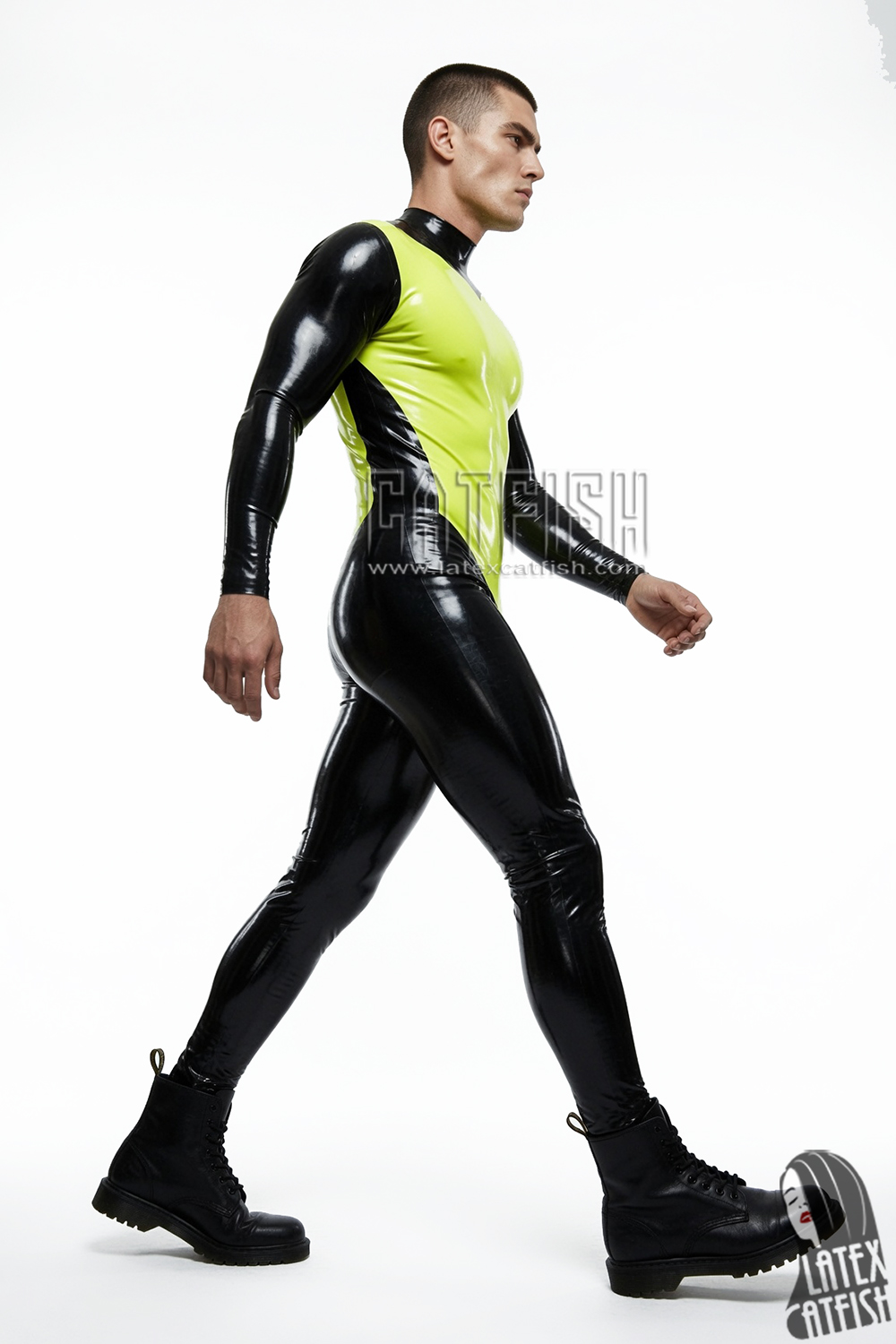 Men's Zipperless Latex Catsuit Men's Zipperless Latex Catsuit