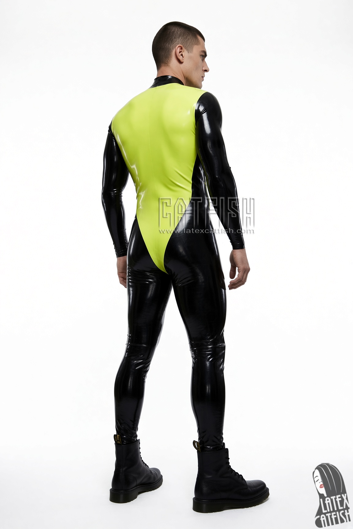 Men's Zipperless Latex Catsuit Men's Zipperless Latex Catsuit