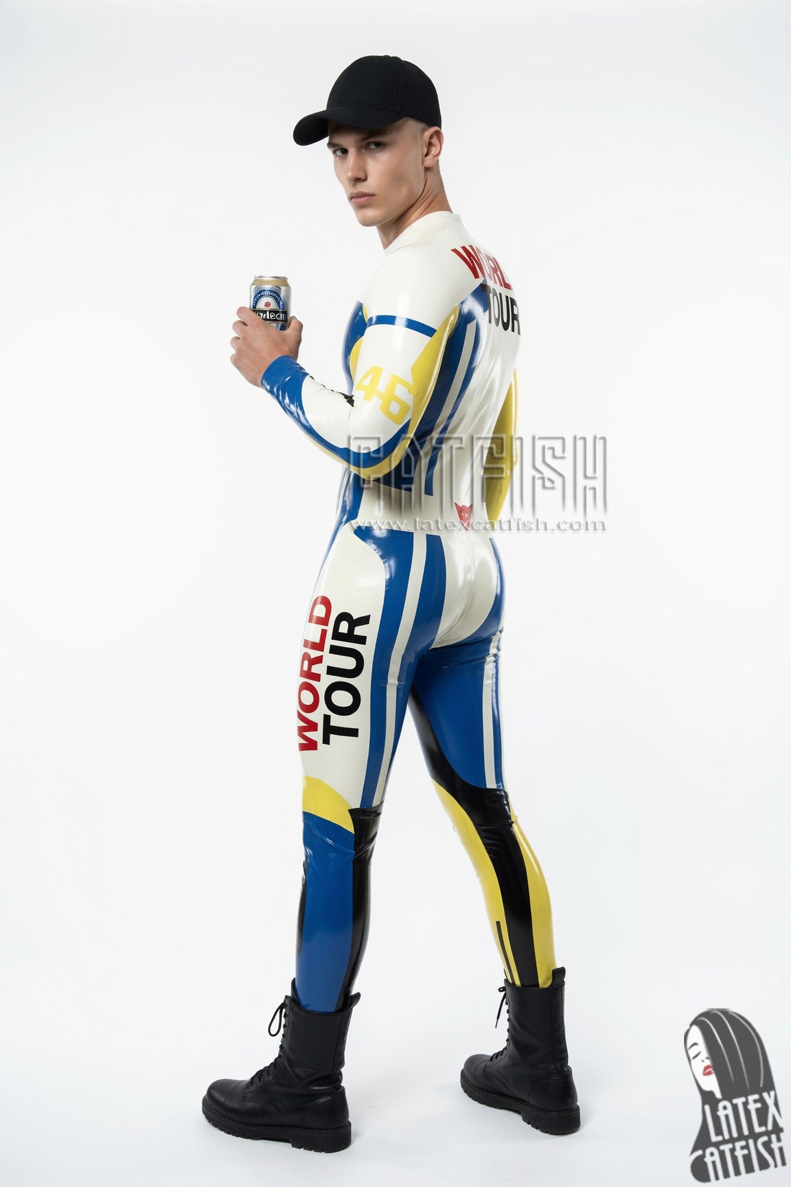 'World Tour' Motorbike Latex Catsuit 'World Tour' Motorbike Latex Catsuit