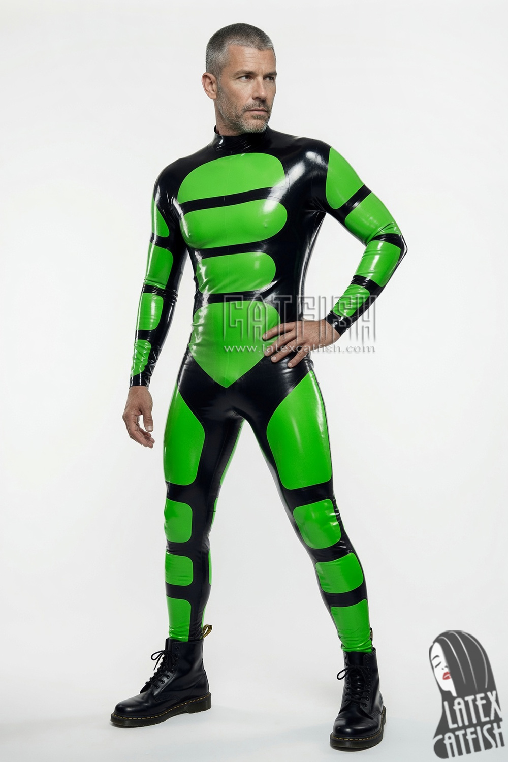 'Straposis' Latex Catsuit 'Straposis' Latex Catsuit